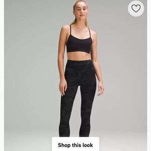Black Camo Align Lululemon Leggings